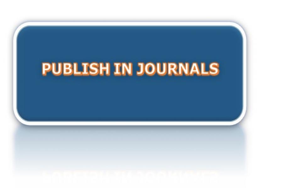 PUBLISH IN JOURNALS PUBLISH IN JOURNALS